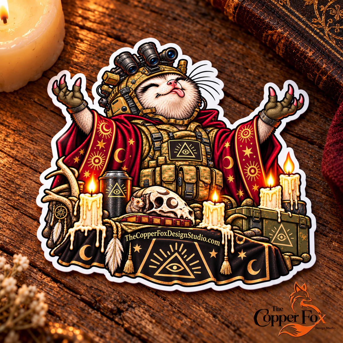 It's Not a Cult Opossum — Sticker | Soldier Series 1