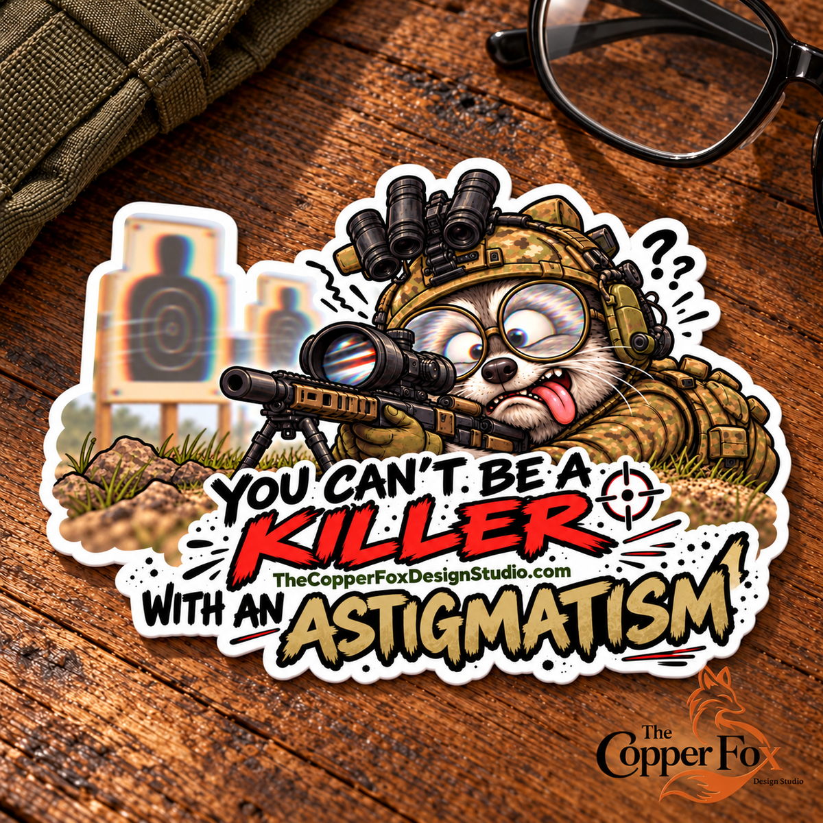 Killer with an Astigmatism — Sticker | Soldier Series 1