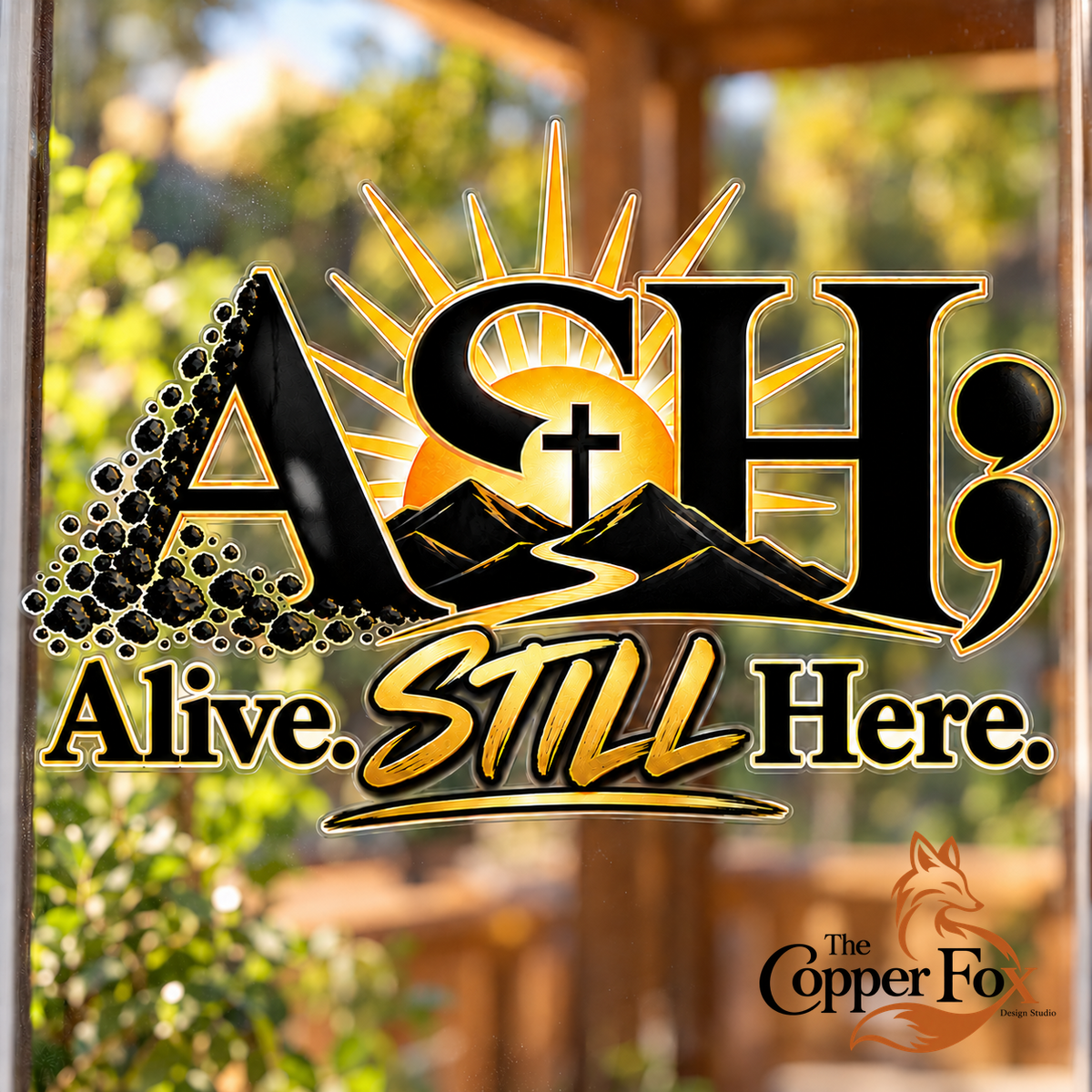 ASH; Alive. STILL Here. — Hope & Resilience — Vinyl Decal