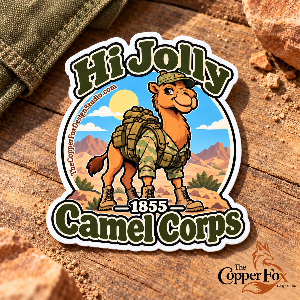 Hi Jolly — Camel Corps Sticker | Soldier Series 1