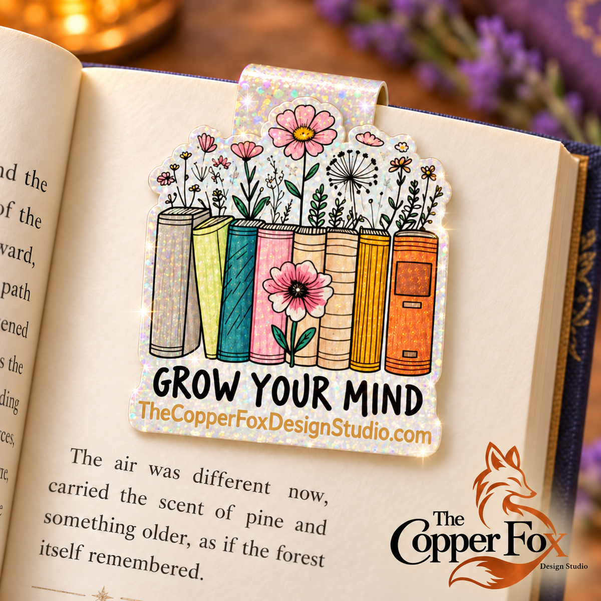 Grow Your Mind – Magnetic Bookmark