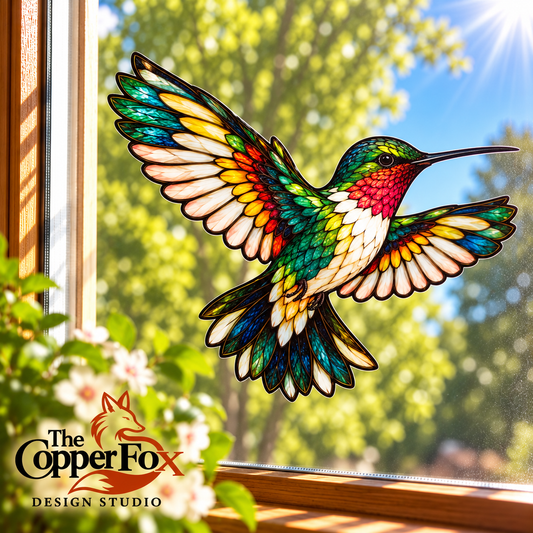 Hummingbird in Flight - (2)