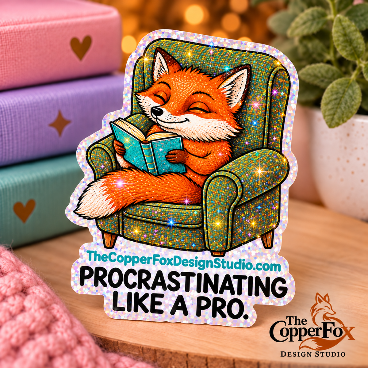 Procrastinating Like a Pro — Sticker