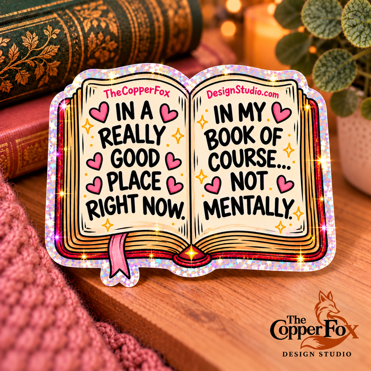 Mentally In My Book — Sticker