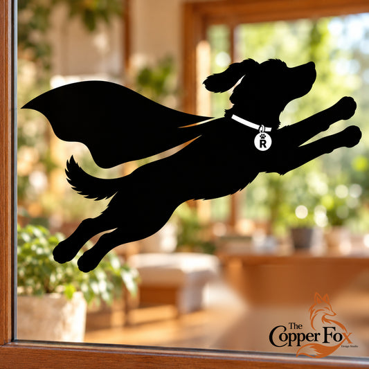 Roscoe the Super Pup — Vinyl Decal